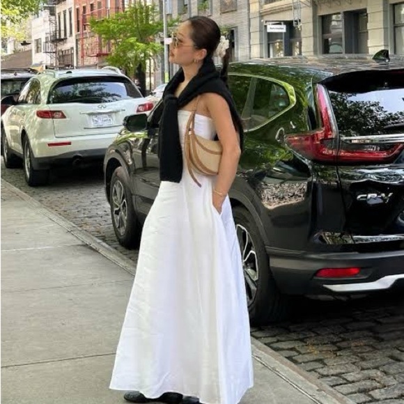 Favorite Daughter Dresses & Skirts - NEW Favorite Daughter The Favorite Linen Dress White